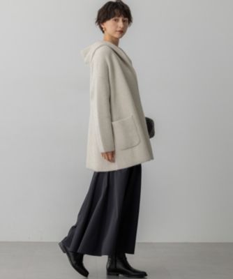 23区(ニジュウサンク)の【洗える】ラクーンブレンドダブルフェイス