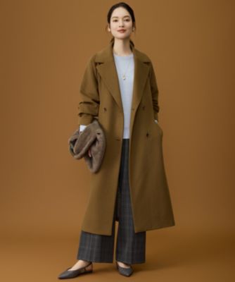 自由区(ジユウク)の【SHIHOさん着用】Super100sライトビーバーロング