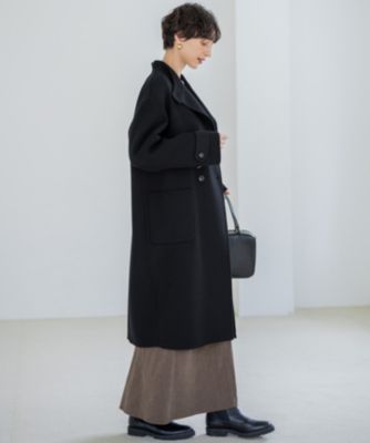 23区 今季【VERY掲載】MANTECOPureリバースタンドカラーコート 23区 L(ニジュウサンク エル)の【VERY掲載】MANTECOPureリバー
