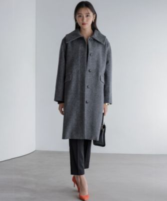 組曲(クミキョク)のウールモッサステンカラー コート通販 | 集英社