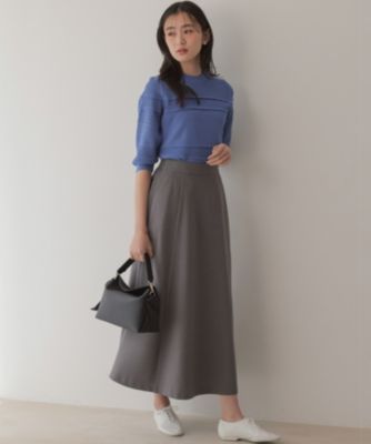 組曲 L(クミキョク エル)のシュットクロスフレア スカート通販