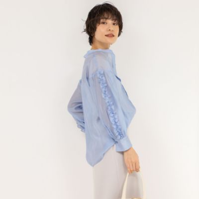 NOLLEY'S(ノーリーズ)の袖フリルシアーブラウス通販 | 集英社