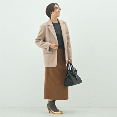 NOLLEY'S sophi(ノーリーズソフィー)のショートビーバーテーラード