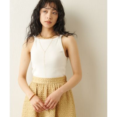 Whim Gazette(ウィム ガゼット)のカップツキベアテレコキャミ