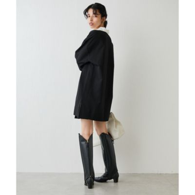 美品★Whim Gazette ウィムガゼット　チュニックワンピース ラガーチュニックワンピース | Whim Gazette(ウィム ガゼット