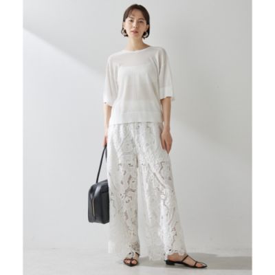 Whim Gazette(ウィム ガゼット)のハンドカットレースパンツ通販