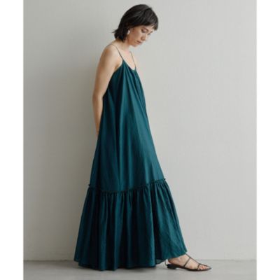 極美品✨2022SS ウィムガゼット ポプリンボリュームワンピース マキシ丈 極美品✨2022SS ウィムガゼット ポプリンボリュームワンピース
