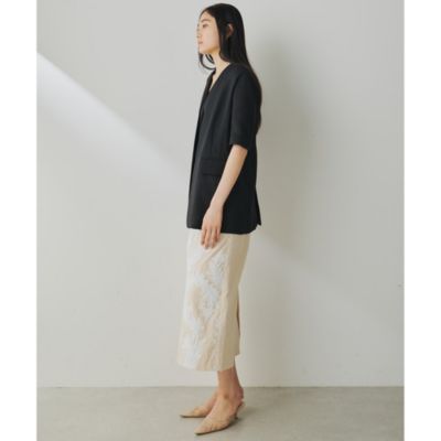 Whim Gazette(ウィム ガゼット)のジュートライクハーフスリーブ