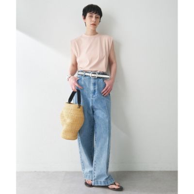 ウィムガゼット センタープレスデニムパンツ36サイズ Whim Gazette(ウィム ガゼット)のセンタープレスデニムパンツ