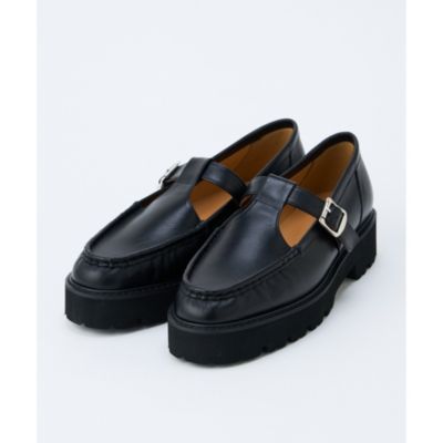 Whim Gazette(ウィム ガゼット)の【Hoaw.】Tストラップローファー通販