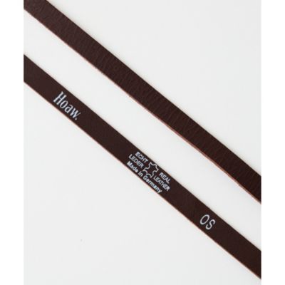 Whim Gazette(ウィム ガゼット)の【Hoaw.】バックルナローベルト通販