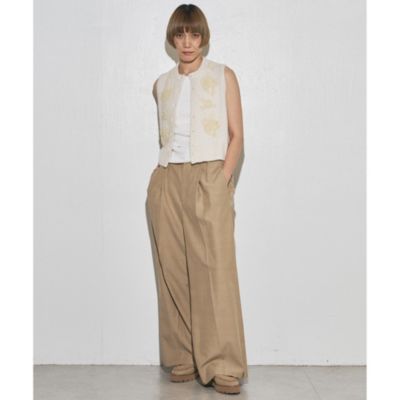 【新品】Whim Gazette GEMINI ジレ ブラウン 期間限定値下げ中 v_P18Y59_02.jpg?$itemSlide$