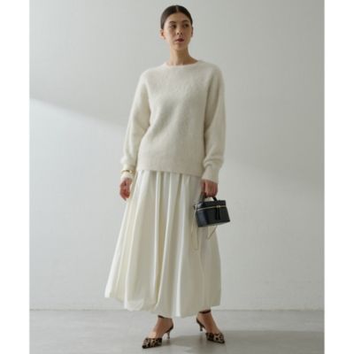 Whim Gazette(ウィム ガゼット)のファークルーネックプルオーバー通販