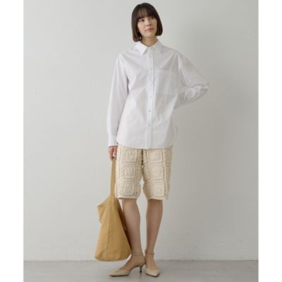 Whim Gazette(ウィム ガゼット)のハンドクロシェハーフパンツ通販