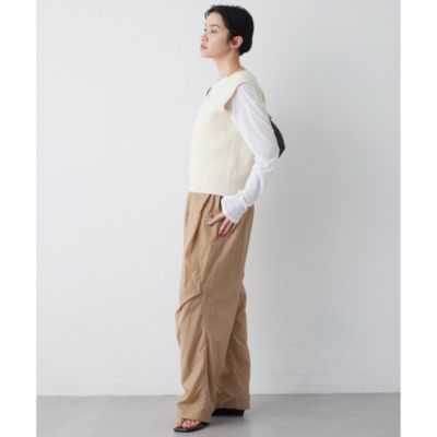 Whim Gazette(ウィム ガゼット)の【THE PAUSE】両畦ノースリーブニット