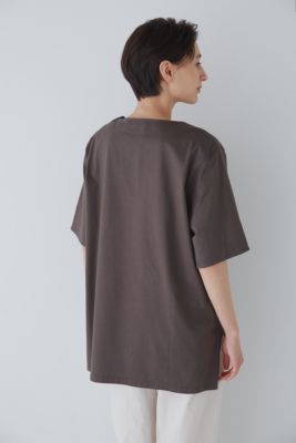 human woman / ヒューマンウーマン ◆ハイゲージコットン天竺Ｔシャツ human woman(ヒューマン ウーマン)の◇ハイゲージコットン天竺T