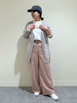 human woman(ヒューマン ウーマン)の◇先染めツイルストレッチカラー