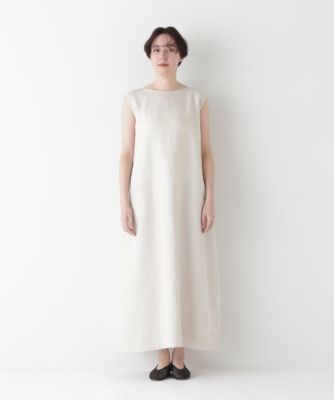 human woman(ヒューマン ウーマン)の◇リネンボートネックロング