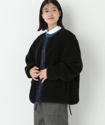 human woman(ヒューマン ウーマン)の◇リバーシブルボアダウンブルゾン