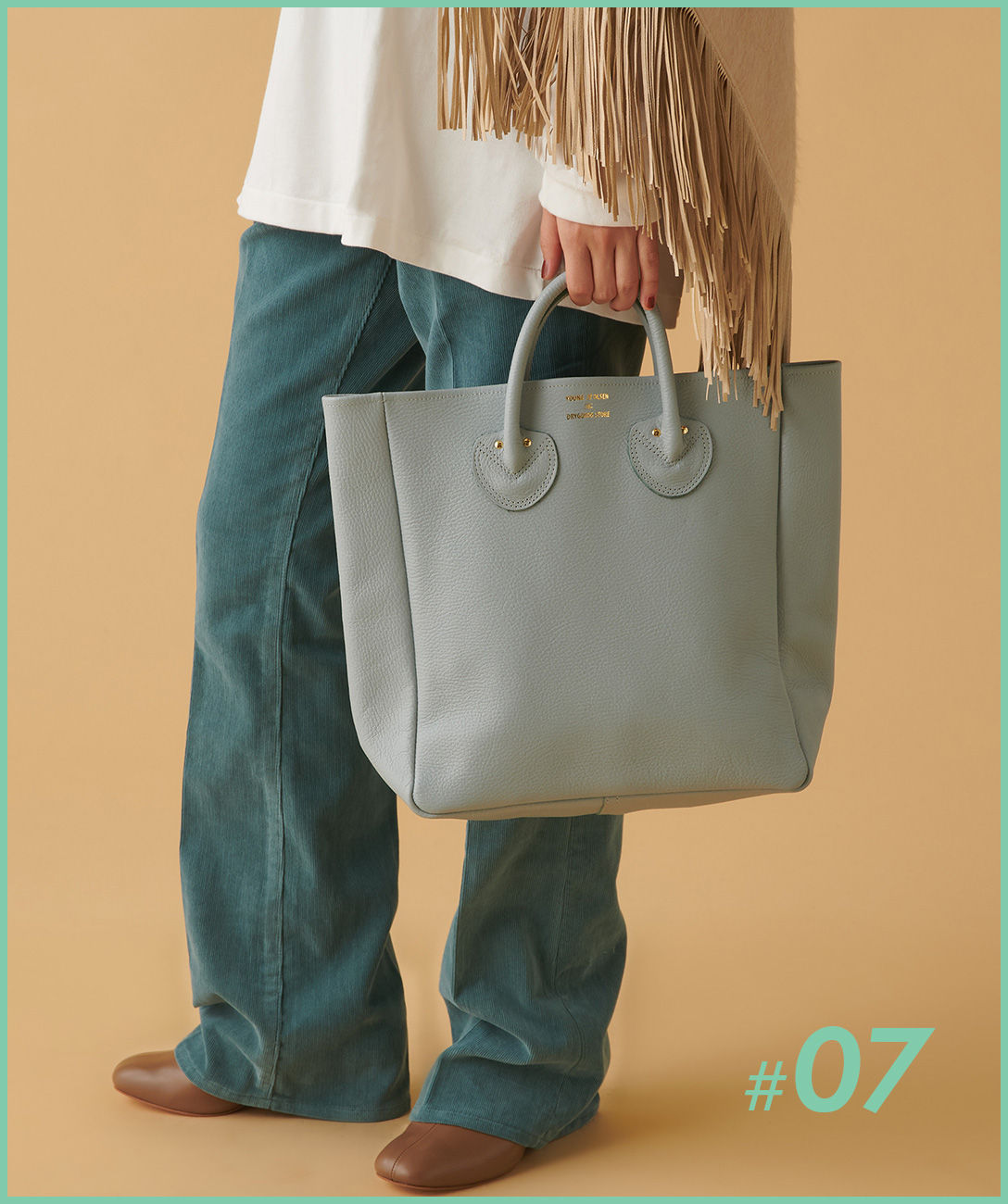 YOUNG & OLSEN The DRYGOODS STORE レザートートバッグ M