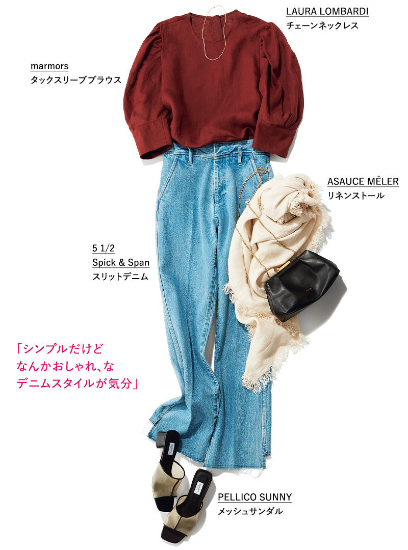 Yuki Yoshimura「シンプルだけどなんかおしゃれ、な
デニムスタイルが気分」
