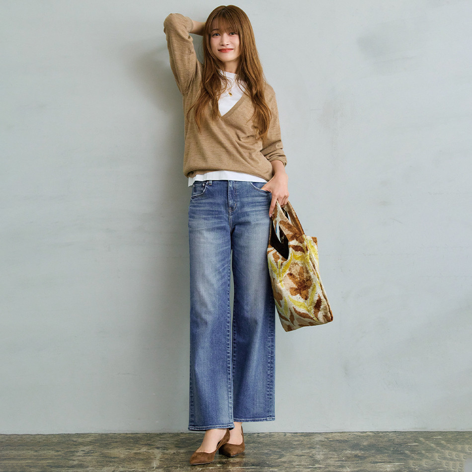 RED CARD TOKYOのデニム35th Anniversaryストレート　Marisol2月号2026年特集