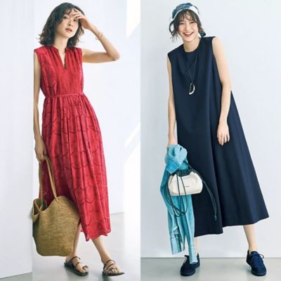 40代の夏ワンピ決定版｜接触冷感＆体型カバーが叶う「コクーンワンピース」をスタッフがレビュー