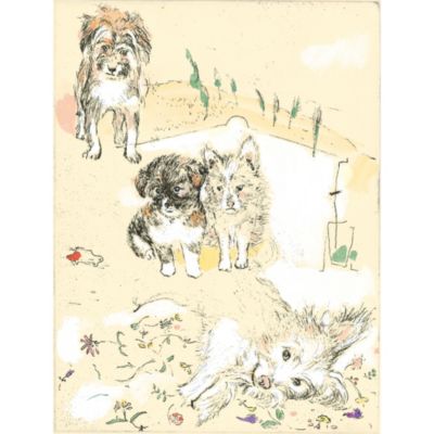 銅版画家・山本容子作 犬はともだち 30代40代50代大人の通販｜HAPPY