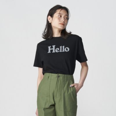 MADISONBLUE(マディソンブルー)のHELLO CREW NECK TEE通販