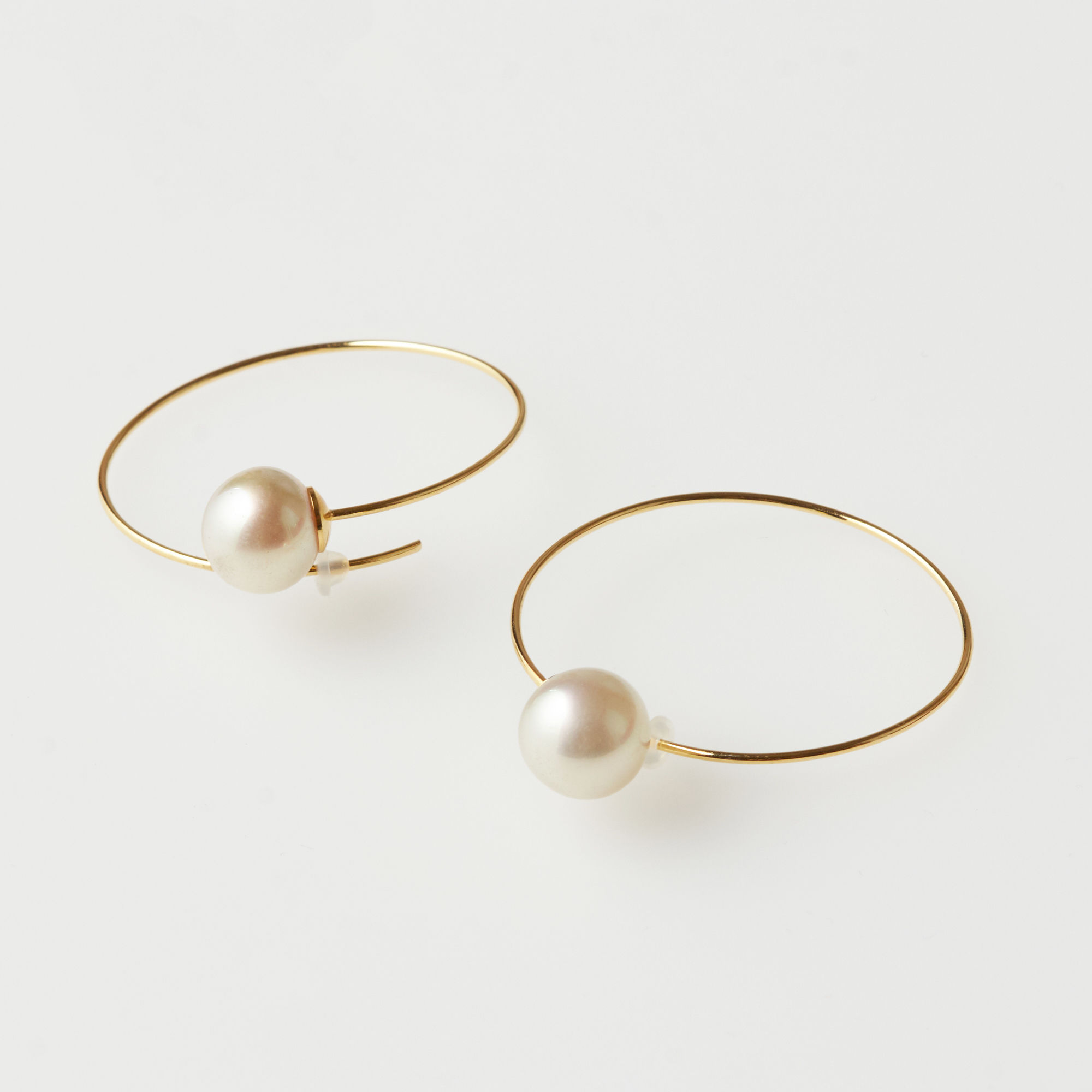 gren　スフレパールフープピアス