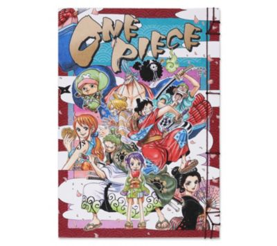 One Piece ワンピース の ｏｎｅ ｐｉｅｃｅ 和綴じノート 麦わらの一味ワノ国ｖｅｒ ｂ １通販 集英社 ジャンプキャラクターズストア Happy Plus Store店