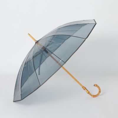 雨の日コーデ｜バンブービニール傘