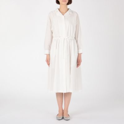 Melrose Claire メルローズ クレール のコットンローンバイオ開襟シャツワンピース通販 集英社happy Plus Store