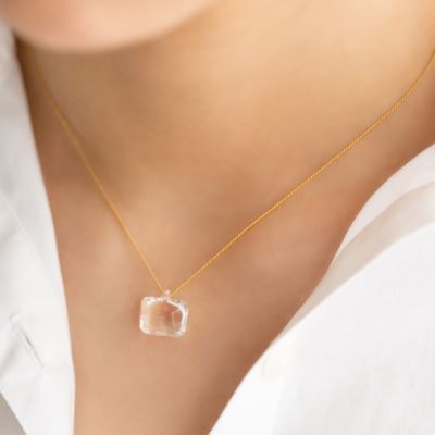 Hario Lampwork Factory ハリオランプワークファクトリー のネックレス カレットスクエア通販 Leeマルシェ