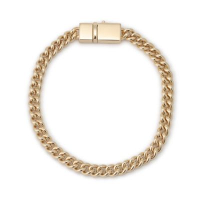＜集英社＞ TOM WOOD(トムウッド)/Rounded Curb Bracelet Thin Gold