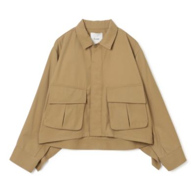 エバニュー 本日限定値下げ【CLANE】BACK FRILL MILITARY JACKET