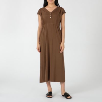 Three Dots スリードッツ のtravel Line Long Dress通販 Leeマルシェ