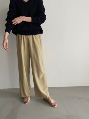 Marmors マルモア のローシルクストレートパンツ通販 集英社happy Plus Store