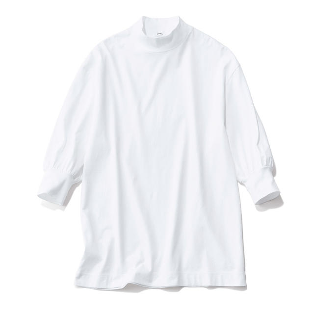村山佳世子×LOEFF(ムラヤマカヨコ×ロエフ)のギャザースリーブTシャツ通販 eclat premium（エクラプレミアム）
