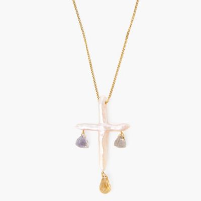 Chan Luu チャンルー のクロスモチーフ パール ネックレス通販 集英社happy Plus Store