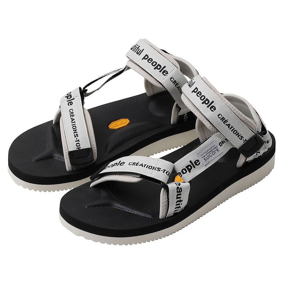 beautiful people × SUICOKE(ビューティフルピープル×スイコック)/bp×Suicoke logo belt sandals