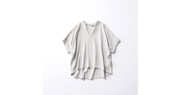 E by eclat(イーバイエクラ)の【とろみ】Vネックブラウス通販 | 集英社 