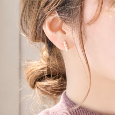 集英社HAPPY PLUS STOREPhoebe（フィービィー）/【金属アレルギー対応】【痛くないシリーズ】モードパールライトフィットイヤリング