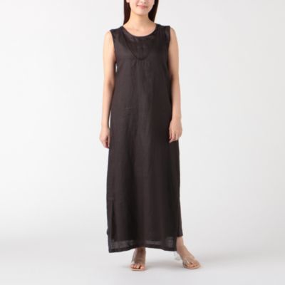 ＜集英社＞ normment(ノーメント)/S459 ／ ramie apron dress