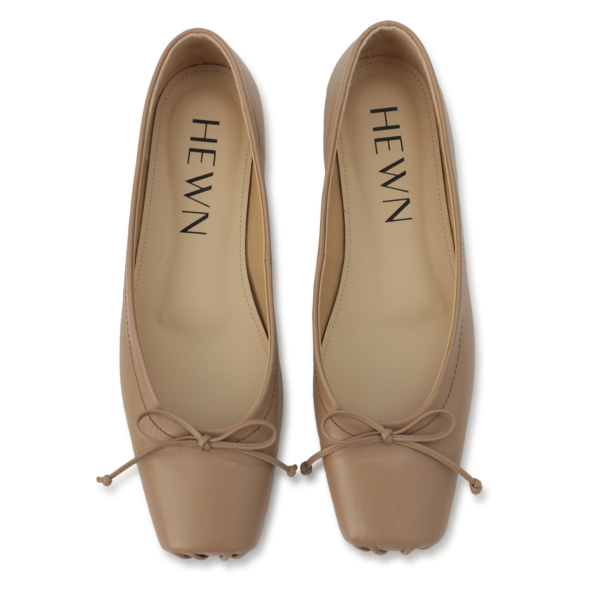 HEWN(ヒューン)/Sq classic ballet flats