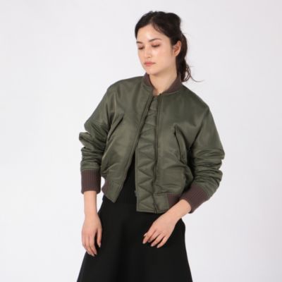 MADISONBLUE COMPACT MA－1 NY TWILL JACKET