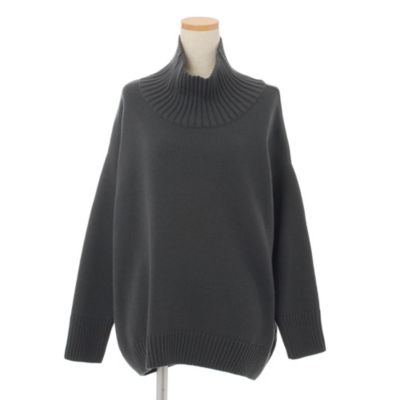 オースチンリード⭕️極美品　長袖タートルネックセーター　ニット　ウール100% M Loose セーター ニット オーバースリット タートルネックニット