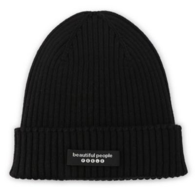 beautiful people FEELS feels no seam rib knit cap