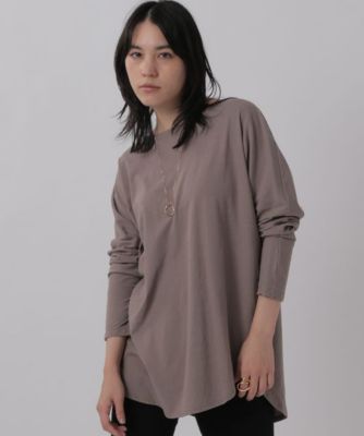 ＜集英社＞ 12closet(トゥエルブクローゼット)/【洗える】フロント＆バックタックロングTシャツ