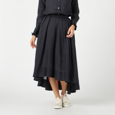 ☆MADISONBLUE☆ TUCK VOLUME SKIRT オックスフォード